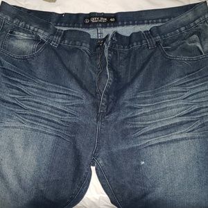 Mens Plus Jeans